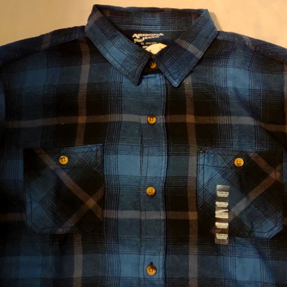 ARIZONA HUSKY BOYS FLANNEL SHIRT